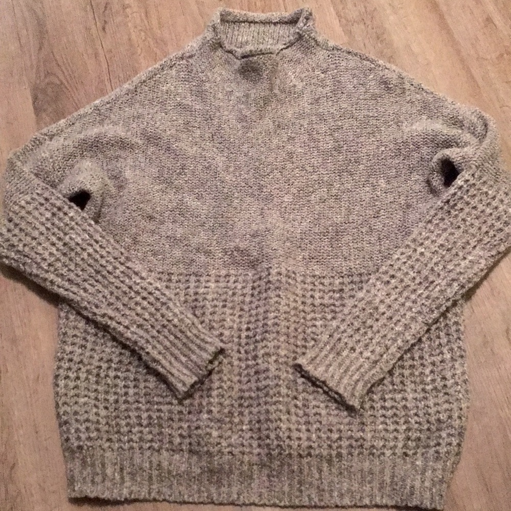 AmericanEagleOutfitters cowl neck waffle sweater